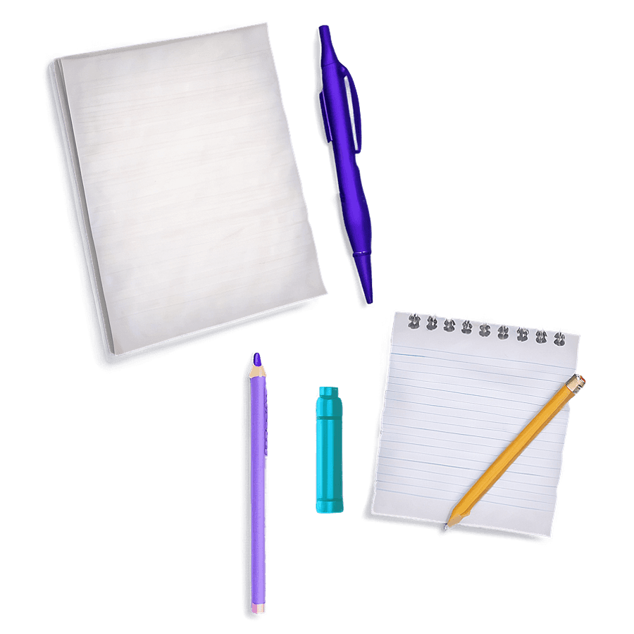 Writing Paper Sheet PNG sej56