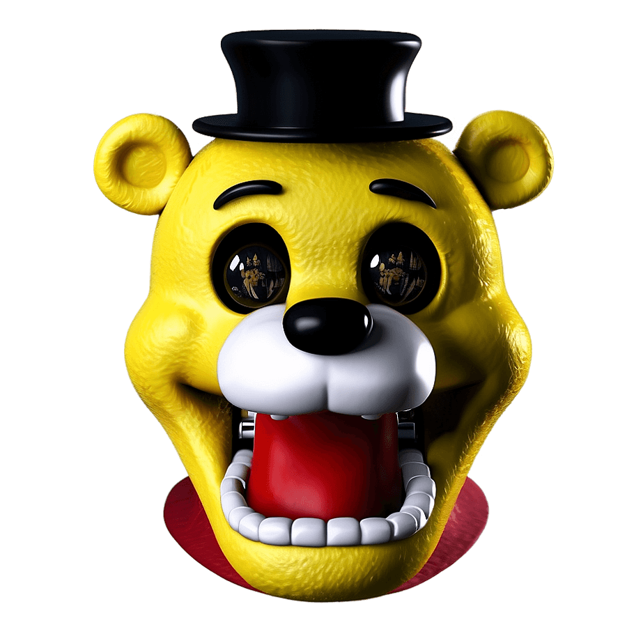 Golden Freddy Transparent Background PNG 05262024