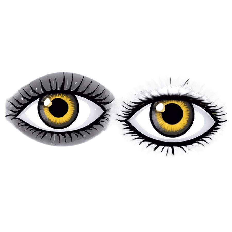 Cartoon Eyes Blinking PNG 55