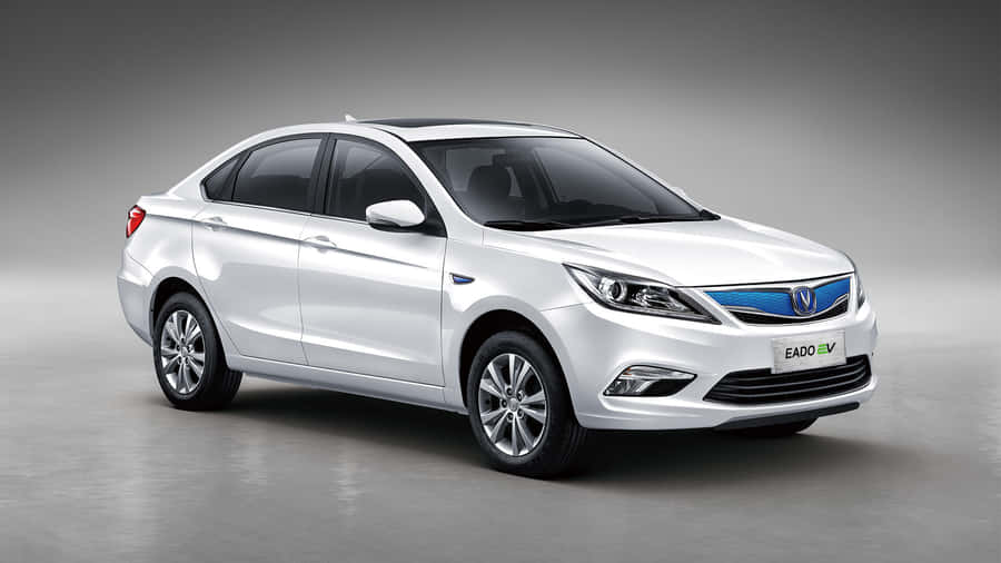 Changan Eado E V Silber Profilansicht