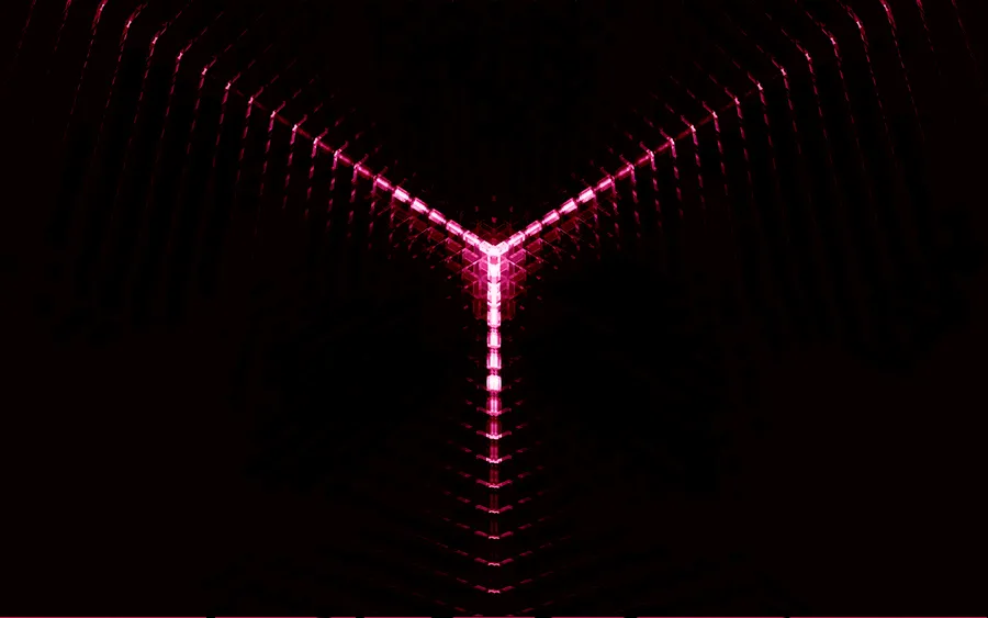 Black Red Neon