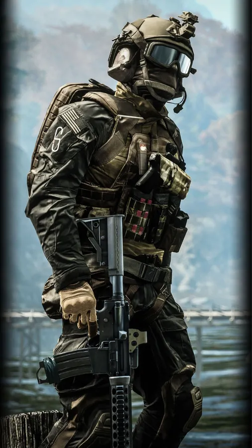 Fully Equipped Para Commandos