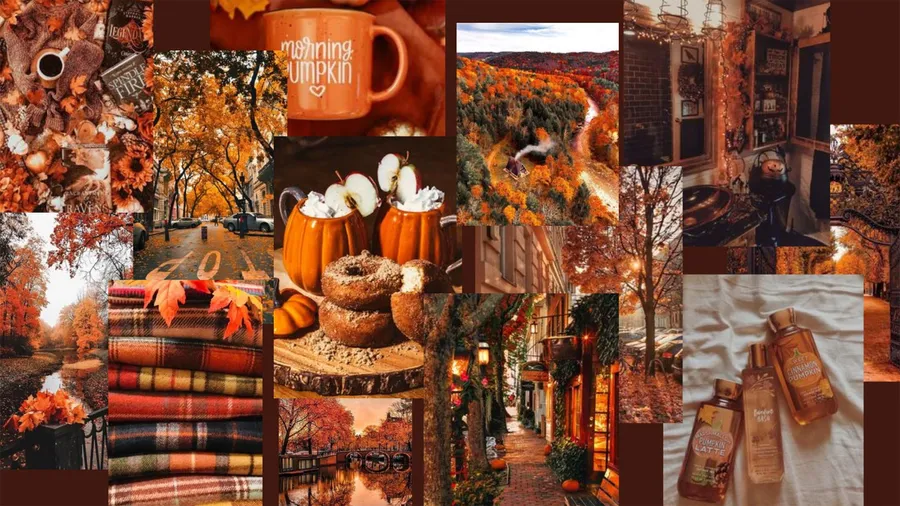 Fall Aesthetic Collage wallpaper