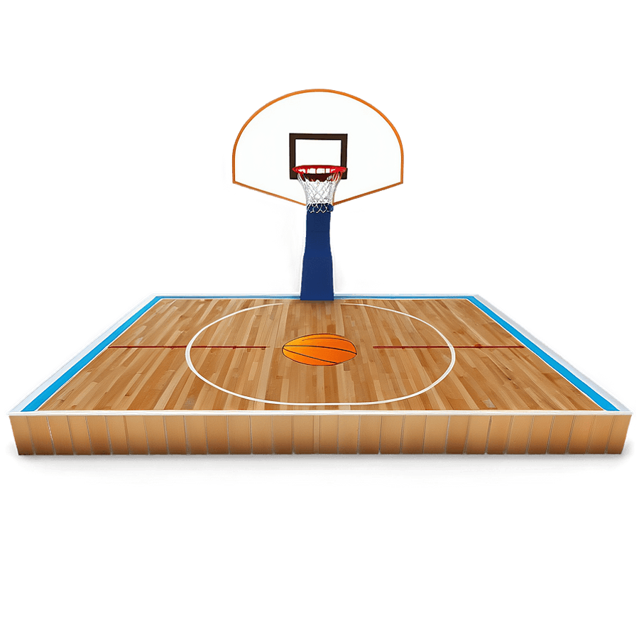 Modern Basketball Court PNG kgf37