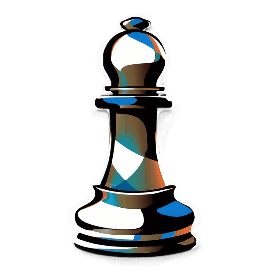 Abstract Chess Piece Graphic PNG 54