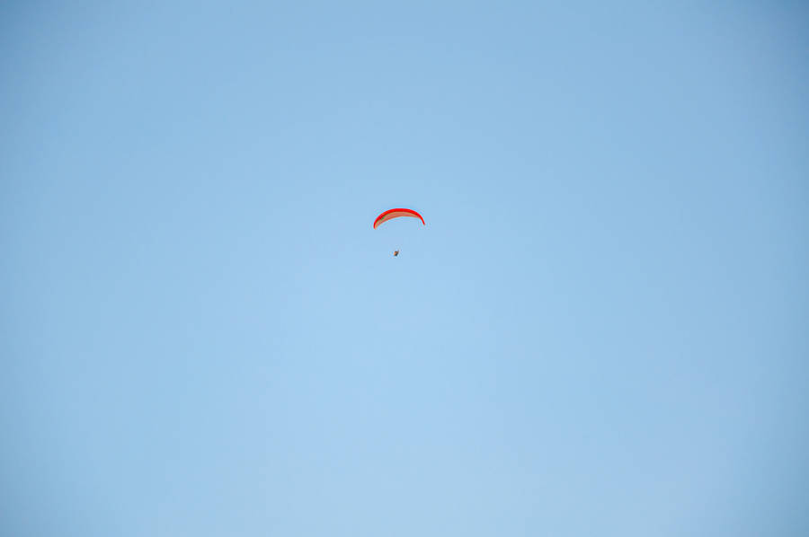 Download Paragliding Red Wing Wallpaper | Wallpapers.com