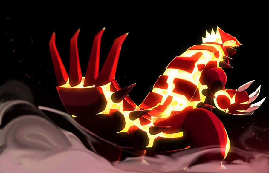Partetrasera de Primal Groudon.