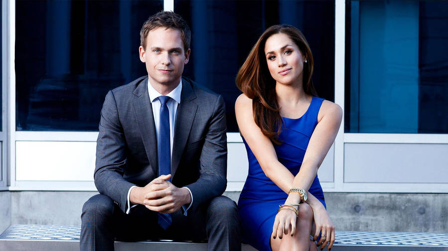 Patrick and Meghan tv show Suits wallpaper