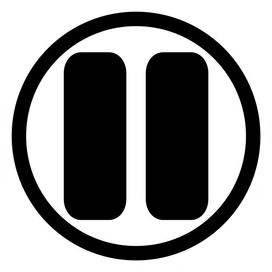 Pause Button Symbol