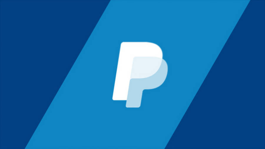 PayPal blue branding wallpaper