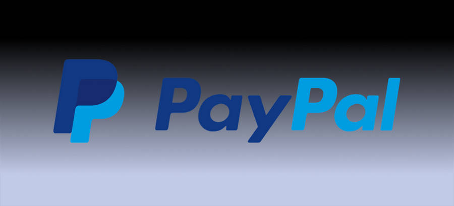 Download Paypal Logo Gray Gradient Wallpaper | Wallpapers.com