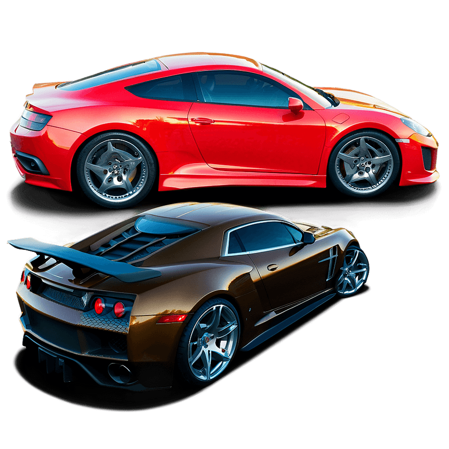 Exotic Car Collection PNG 74