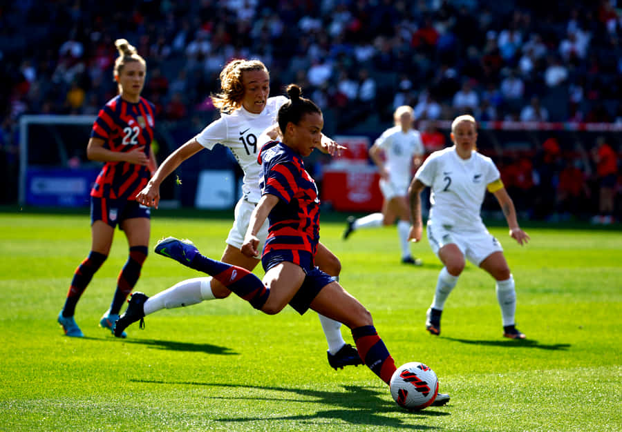 Immaginedel calcio femminile degli Stati Uniti.