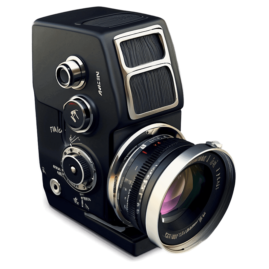 Cinematic Film Camera PNG 05252024