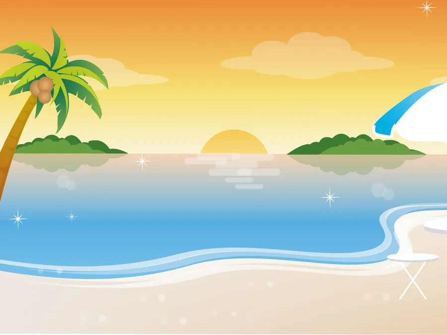 Summer Beach Background