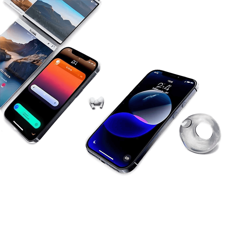 Realistic iPhone 14 Pro Render PNG hmf