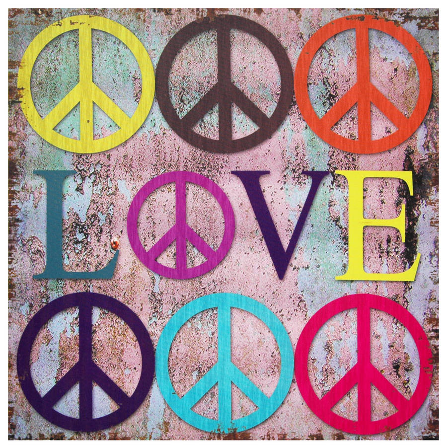 Peace Symbols With Love wallpaper