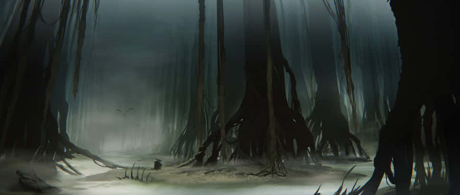 Dagobah1920 x 816 bakgrundsbild.