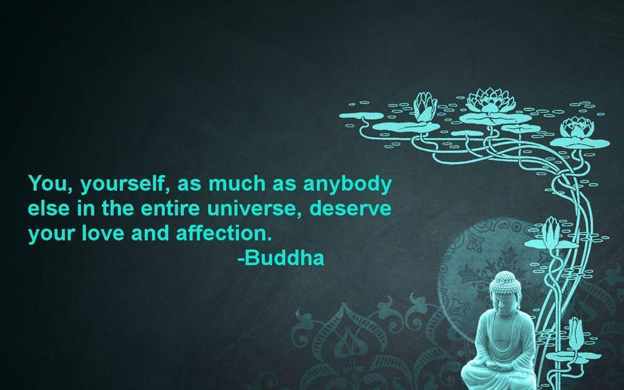 BuddhaZitate Blauer Buddha