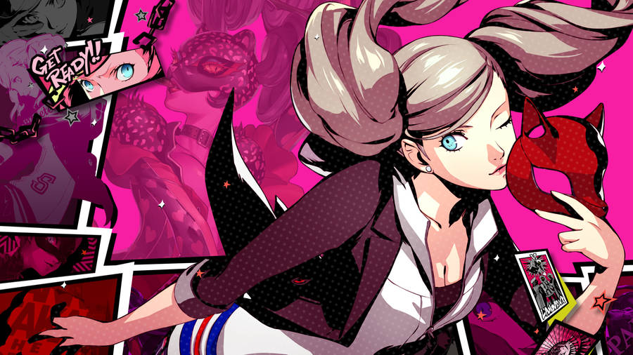 Download Persona 5 Ann Takamaki Plantom Thief Wallpaper | Wallpapers.com