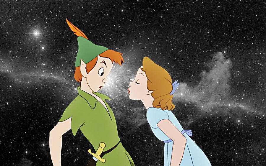 Peter Pan and Wendy wallpaper