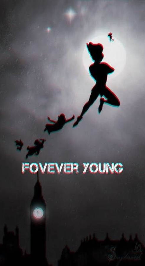 Peter Pan forever young wallpaper