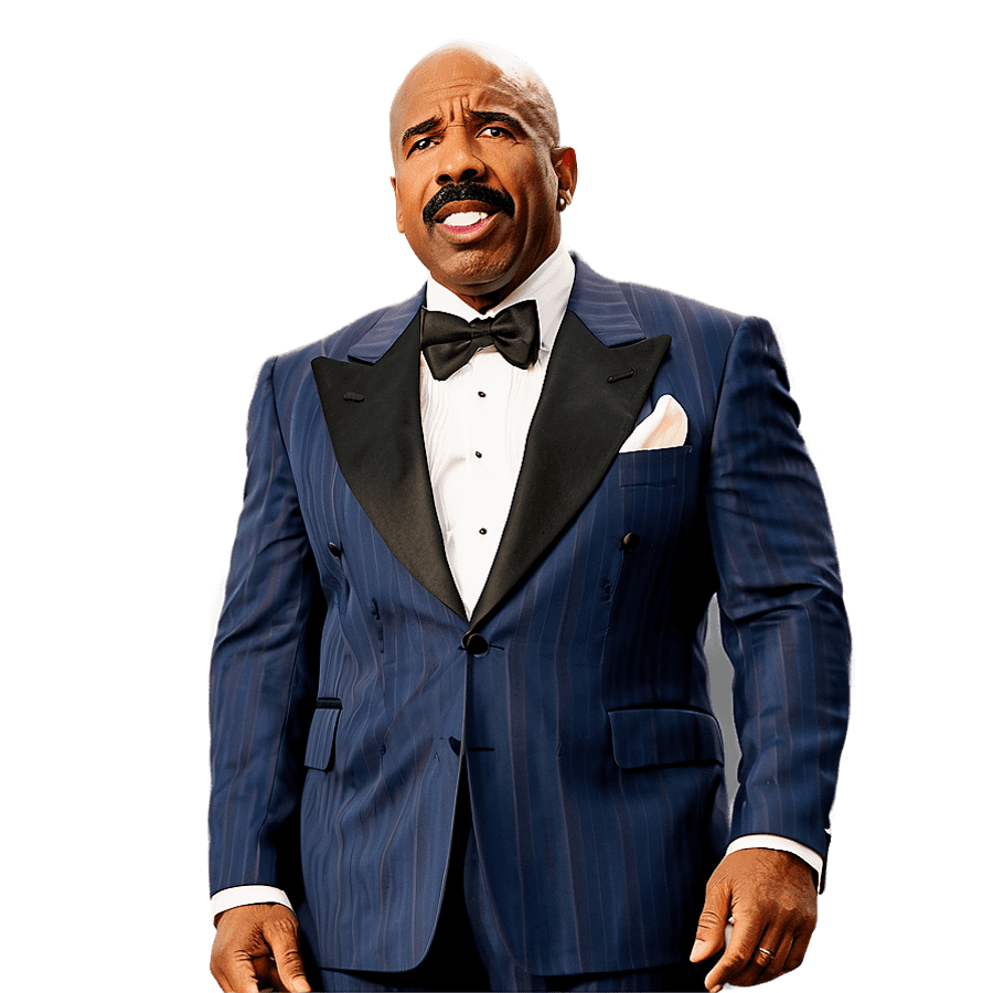 Steve Harvey in Tuxedo PNG kol