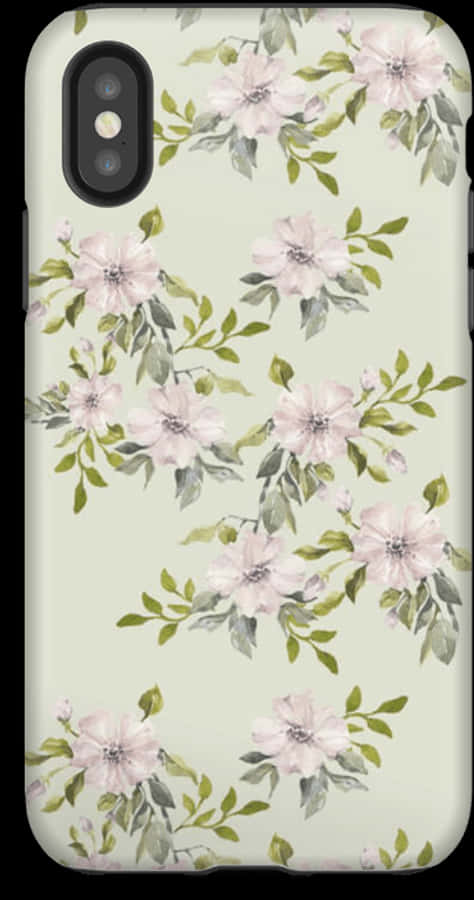 Pink Flowers Case Iphone X Tough - Blomster Cover Iphone 5s