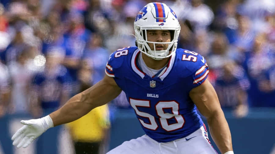 Linebacker dei Buffalo Bills in Azione