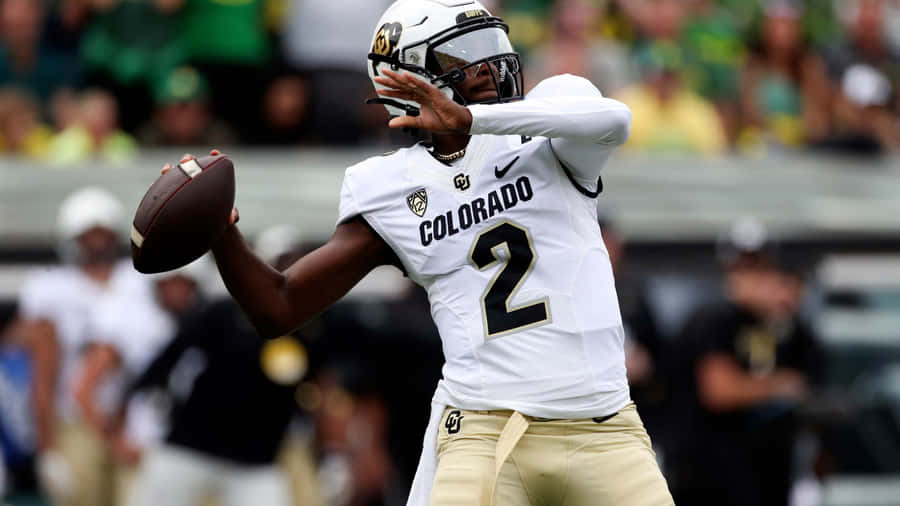 Quarterback dei Colorado Buffaloes in Azione