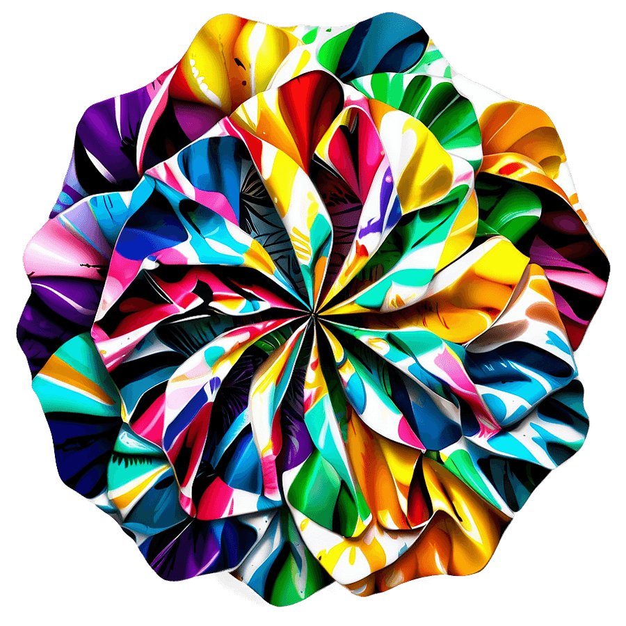 Bright Pinwheel Pattern PNG 16