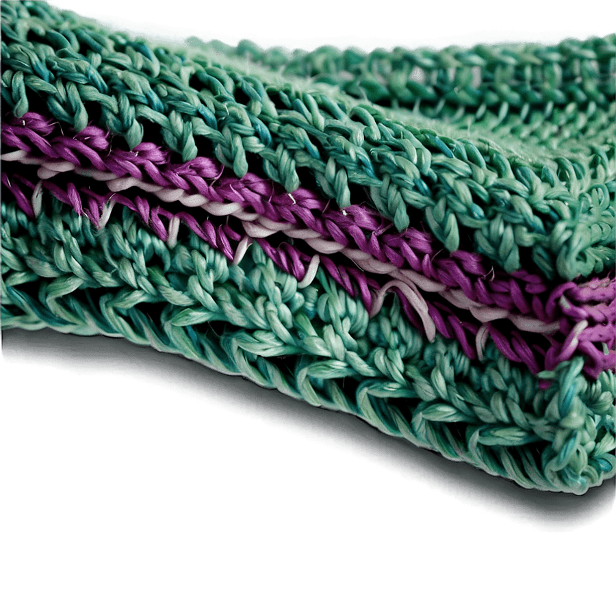 Sage Green Knitted Fabric Close-Up PNG eob12