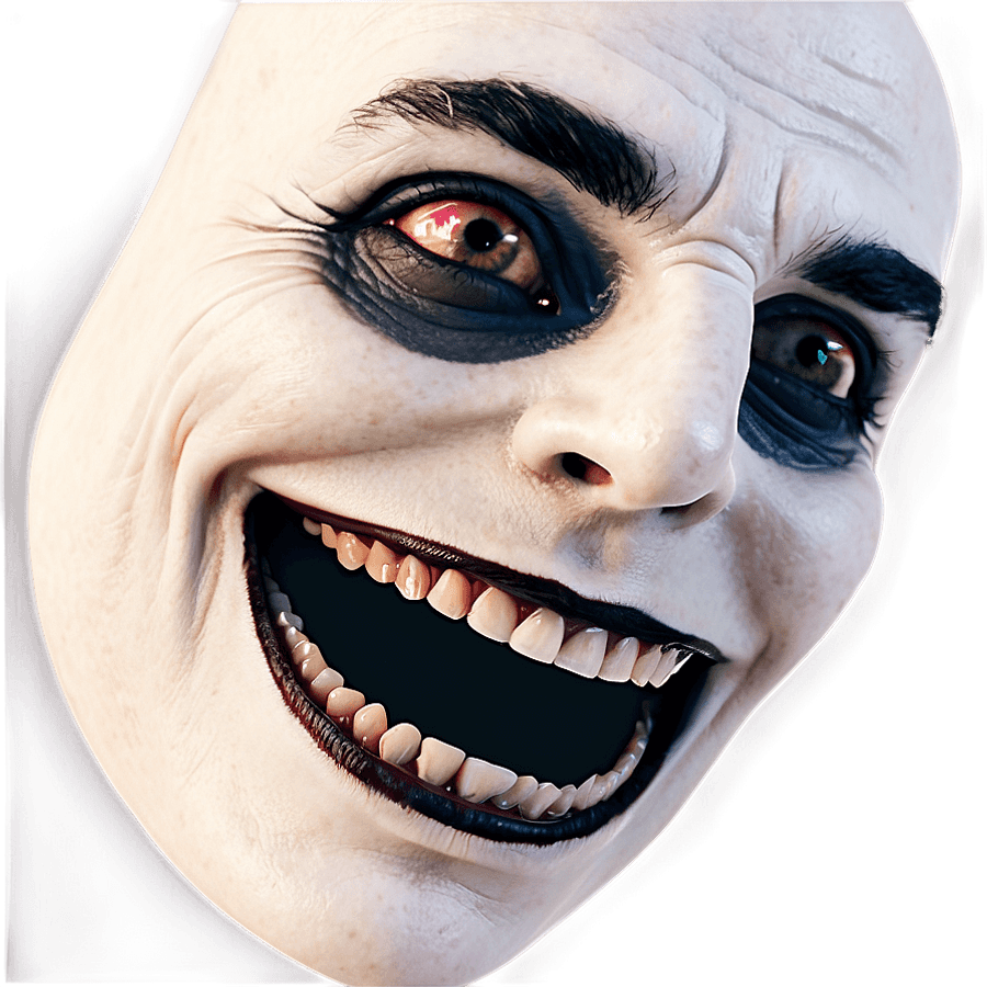 Sinister Grin Illustration PNG ngm