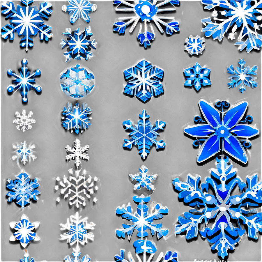 Snowflakes for Crafting PNG 05042024