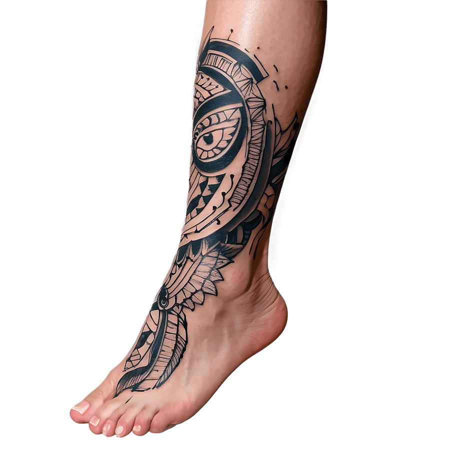 Leg Tattoo Design PNG 91