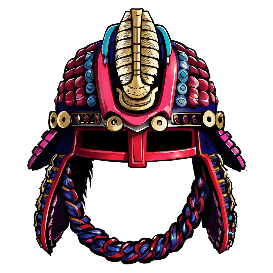 Samurai Helmet Clipart PNG 06132024