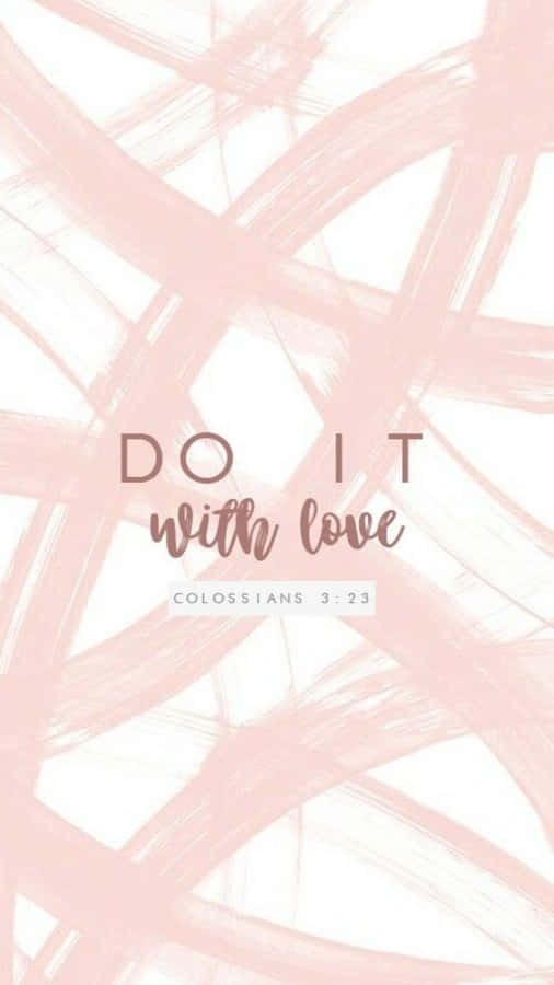 Versículo Bíblico Inspirador Rosa Colossenses 3:23