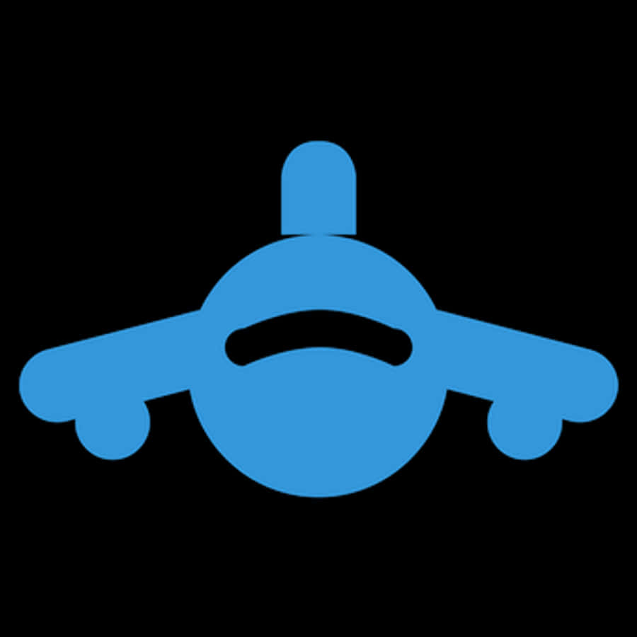 Blue Propeller Bean Icon