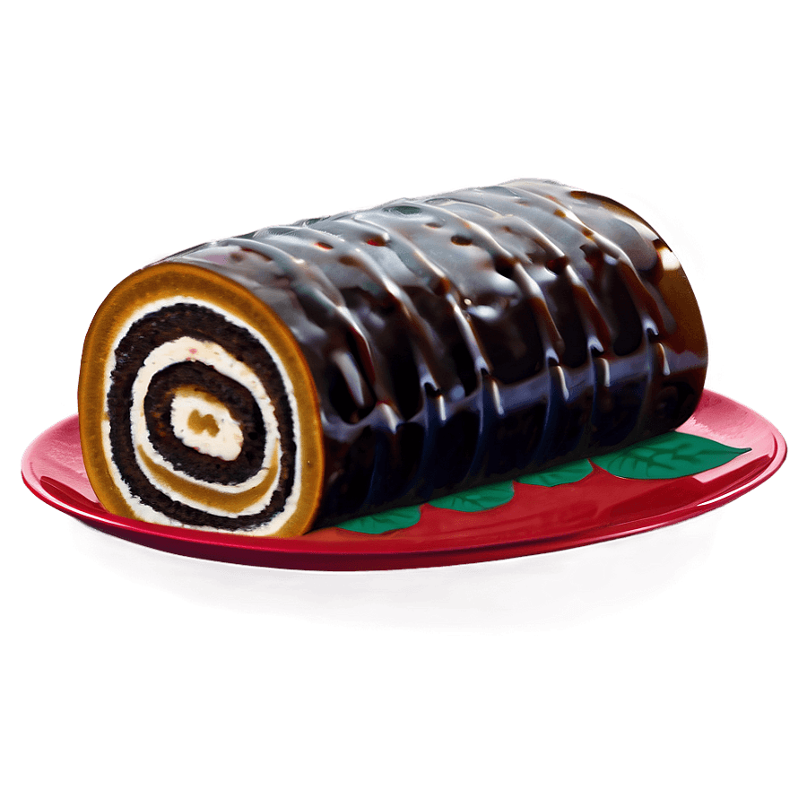 Traditional Rolled Jelly Cake PNG dtv