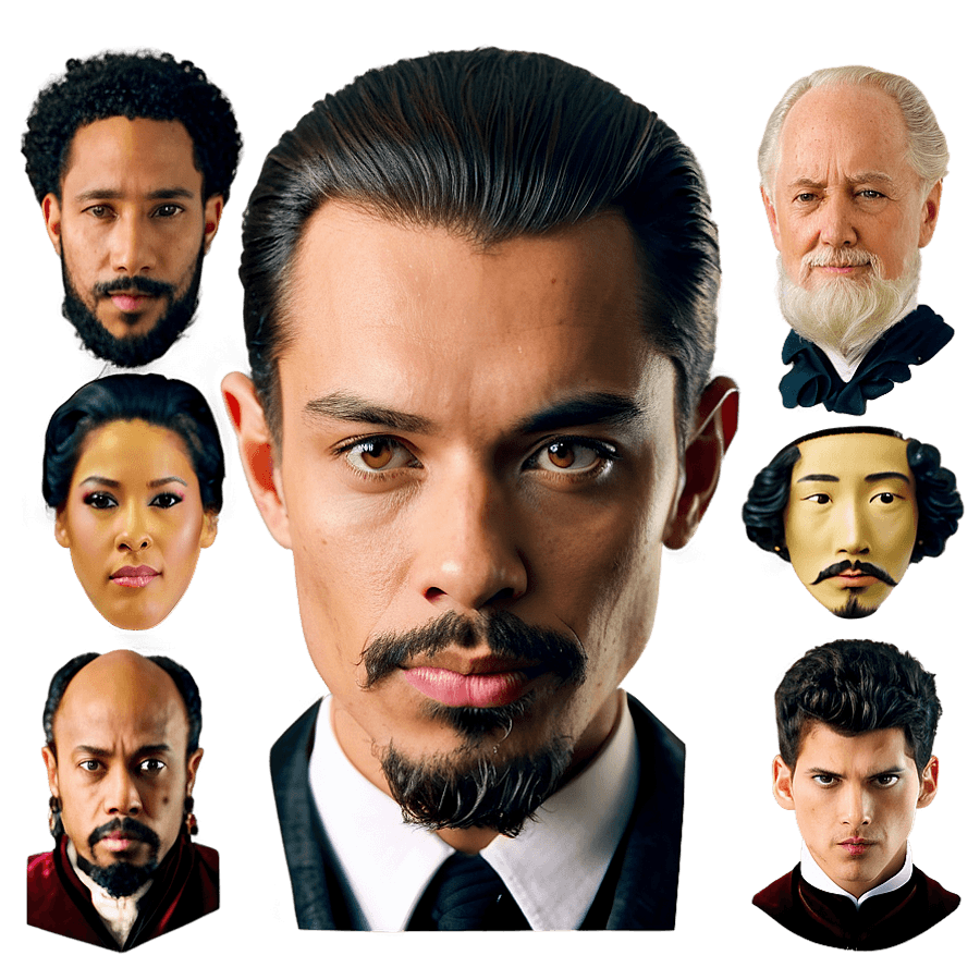 Goatee in Historical Figures PNG mjb16