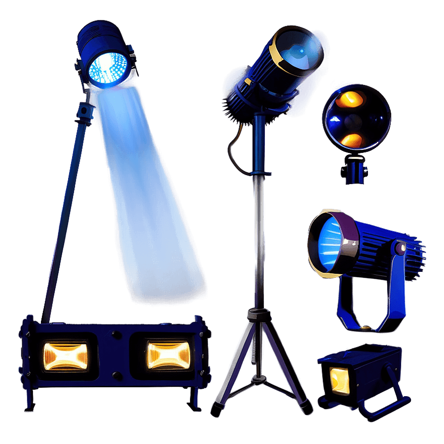 Stage Lights Clipart PNG gme16