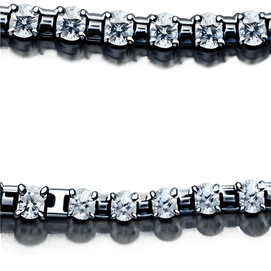 Diamond Chain on White PNG 05252024