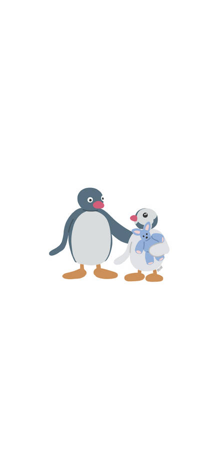 Download Pingu And Pinga With Rabbit Wallpaper Wallpapers Com