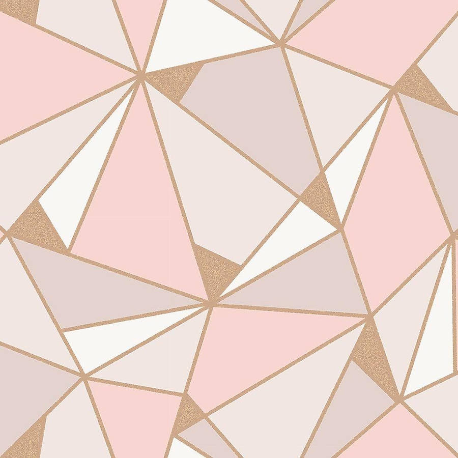 Download Pink Aesthetic Geometric Wallpaper Wallpapers Com