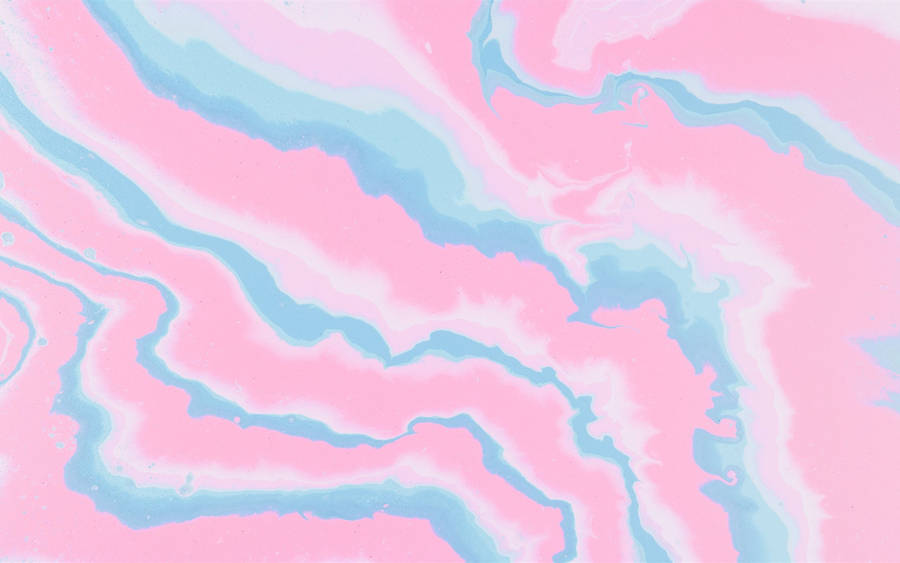 Pink & Blue Waves Abstract wallpaper.