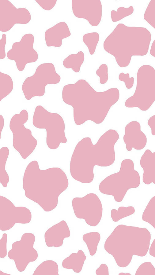 Download Pink Cow Print Portrait Wallpaper | Wallpapers.com