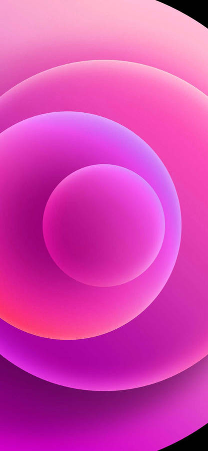 Download Pink Orbs Iphone 12 Wallpaper Wallpapers Com