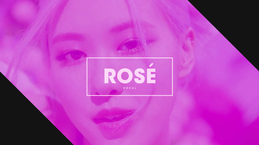 Download Pink-tinted Rose Blackpink Logo Wallpaper | Wallpapers.com