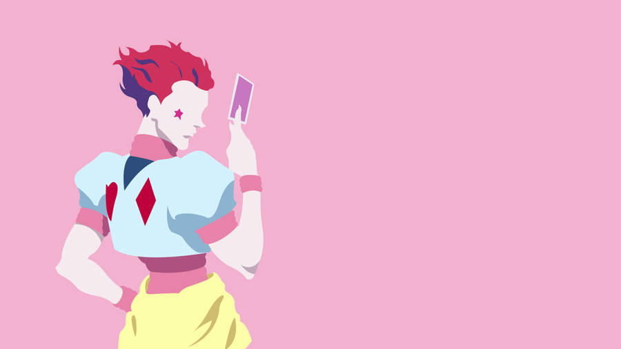 Download Pink Vector Art Hisoka Morow Wallpaper Wallpapers Com