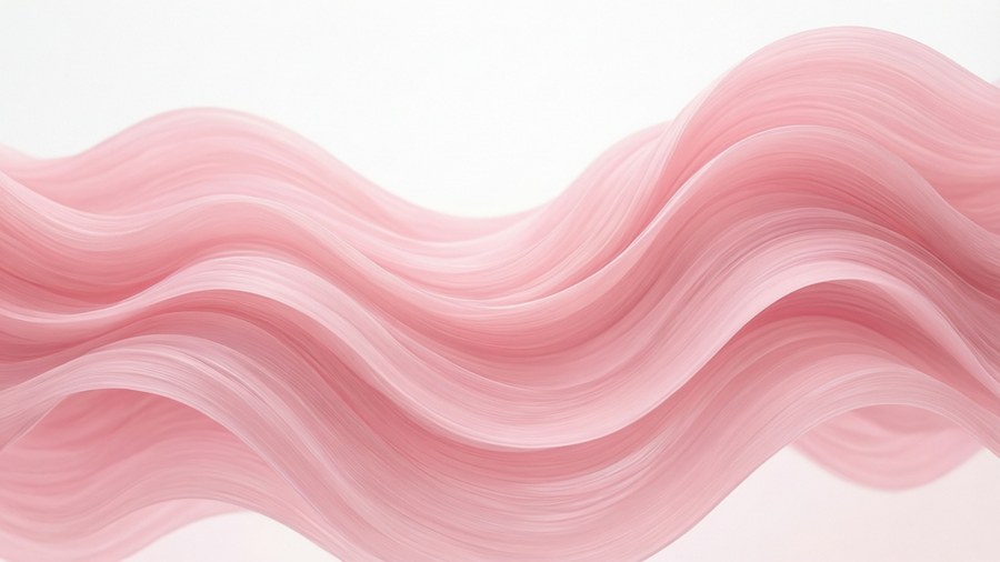 Pink Waves Abstract Sfondi